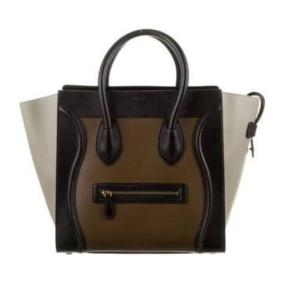 Celine Mini Luggage - Tricolor - Picture 1 of 4
